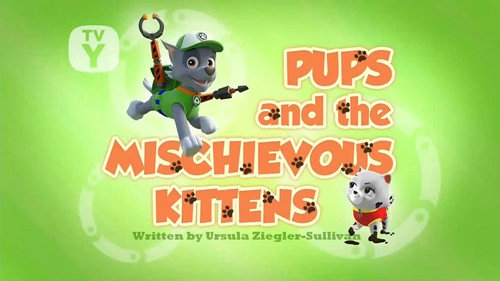 Pups and the Mischievous Kittens still