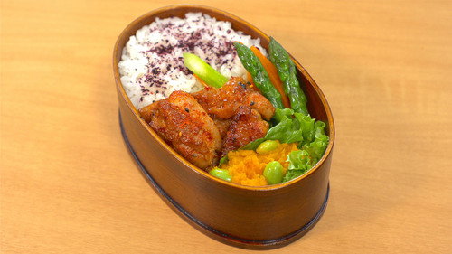 BENTO EXPO Season 7 Episode 1 - Shichimi Chicken Bento & Shichimi Sausage Bento