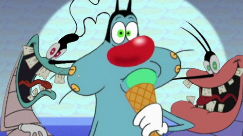 Oggy and the Giant Roaches still