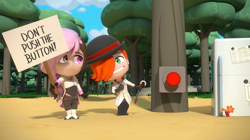 RWBY Chibi Season 3 Episode 7 - Mysterious Red Button