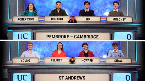 University Challenge Season 56 Episode 7 - Pembroke College, Cambridge v St Andrews