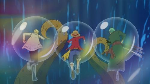 One Piece Season 14 Episode 524 - Deadly Combat under the Sea! The Demon of the Ocean Strikes!