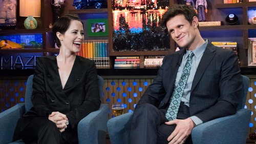 Claire Foy & Matt Smith still