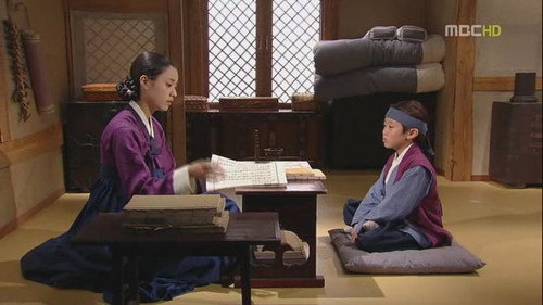 King Sukjong Meets His Son still