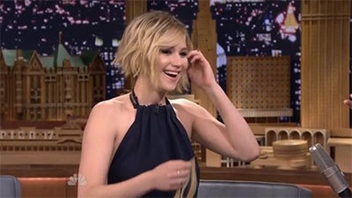 Jennifer Lawrence, Craig Robinson, Broadway cast of 'A Gentleman's Guide To Love and Murder' still