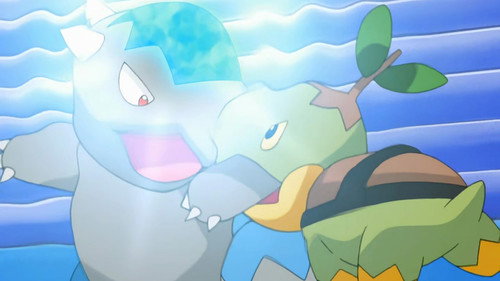 Pokémon Season 10 Episode 16 - A Gruff Act to Follow!