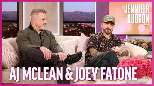 Melissa Rauch, Joey Fatone & AJ McLean still
