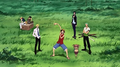 One Piece Season 7 Episode 209 - Round 1! One Lap of the Donut Race!