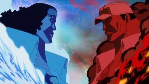 One Piece Season 14 Episode 570 - The Straw Hats Stunned! The New Fleet Admiral of the Navy!