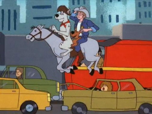The Scooby, Scrappy & Yabba-Doo Show Season 1 Episode 11 - Go East, Young Pardner