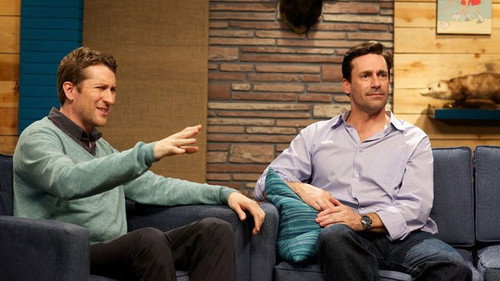 Comedy Bang! Bang! Season 1 Episode 3 - Jon Hamm Wears a Light Blue Shirt & Silver Watch