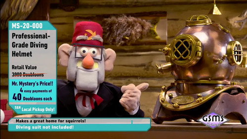 Shop at Home with Mr. Mystery - Diving Helmet still