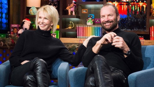 Sting & Trudie Styler still