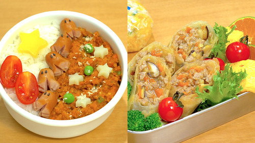 BENTO EXPO Season 6 Episode 10 - Harumaki Bento & Soy Meat Dry Curry Bento