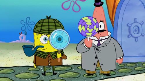 SpongeLock Holmes and Dr. Patson still