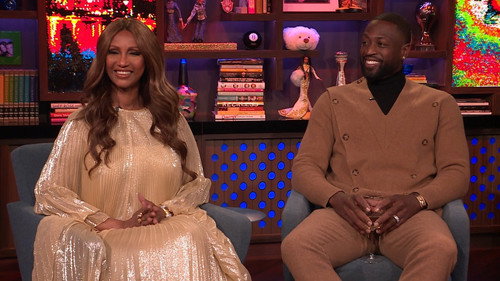Dwyane Wade and Iman still