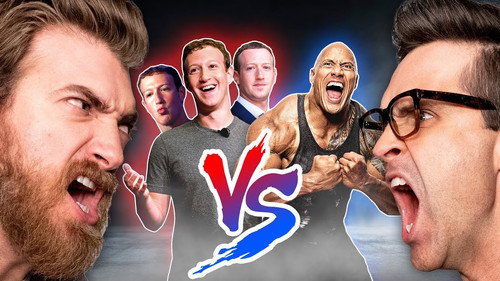 The Rock vs. 3 Mark Zuckerbergs: Who would win? still