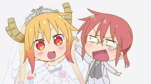Miss Kobayashi's Dragon Something - Wedding still