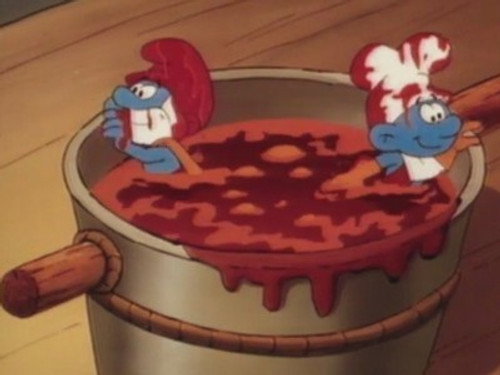 The Smurfs Season 9 Episode 24 - Greedy's Masterpizza