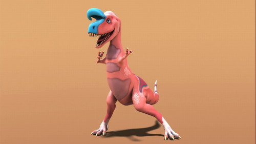 Troodon Train Day still