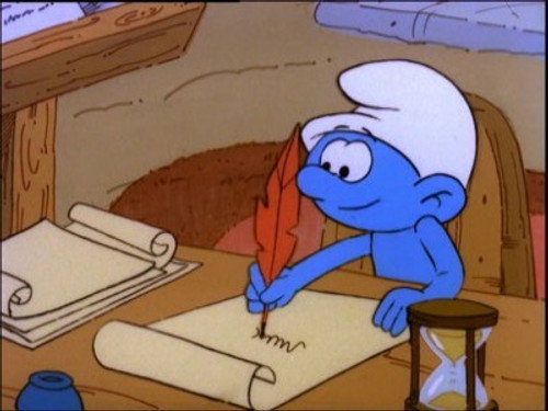 The Smurfs Season 5 Episode 10 - Poet's Writer's Block