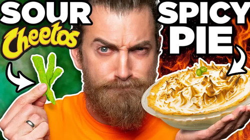 Spicy Sour Food vs. Sour Spicy Food Taste Test still