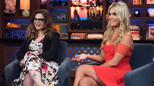 Tinsley Mortimer & Amber Tamblyn still