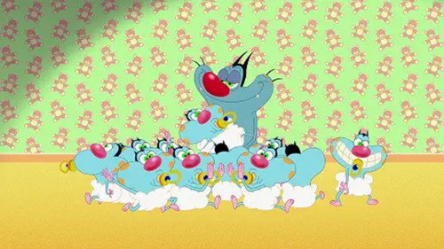 Oggy and the Cockroaches Season 6 Episode 10 - Mamma Oggy