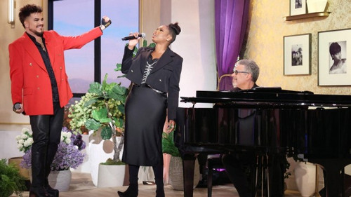 Adam Lambert, Jalyn Hall, Brianna Cameron still