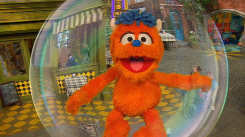 Rudy Blows His First Bubble still