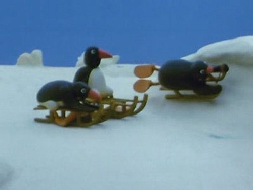 Pingu Season 1 Episode 11 - Pingu's Tobogganing