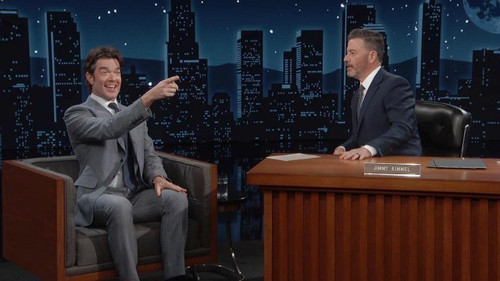 John Mulaney, Jack Quaid, Musical Guest Poppy still