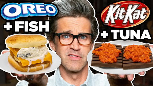 Good Mythical Morning Season 20 Episode 20 - Worst Food Crimes Taste Test