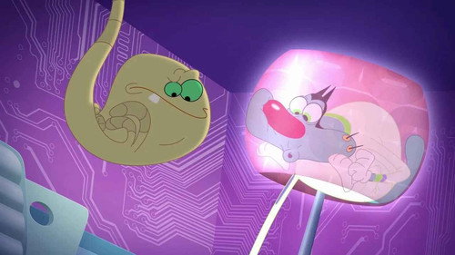 Oggy and the Cockroaches Season 6 Episode 96 - The Intruder from Space