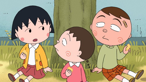"Tomiko wants to win at dodgeball" volume "Maruko is good at comforting others" volume still