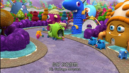 Monster Math Squad Season 1 Episode 5 - Garbage Monster Delivers