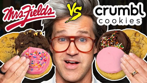Good Mythical Morning Season 26 Episode 16 - Mrs. Fields vs. Crumbl Cookies Taste Test | Food Feuds