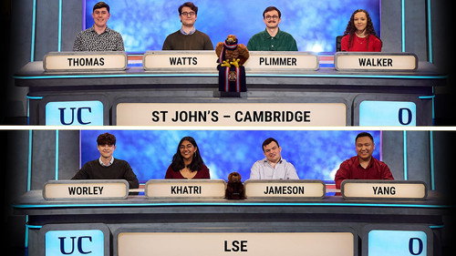 University Challenge Season 56 Episode 15 - St John's, Cambridge v LSE