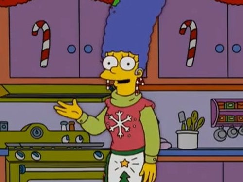 The Simpsons' Christmas Message still