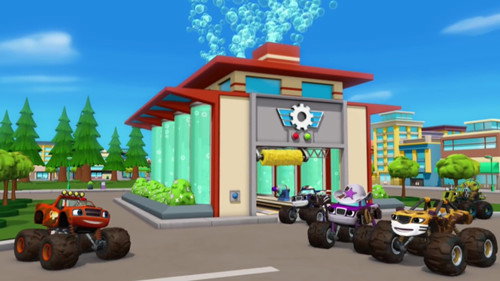 Blaze and the Monster Machines Season 1 Episode 15 - Trouble at the Truck Wash