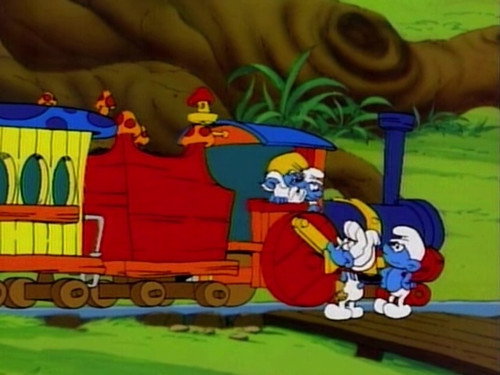 The Smurfs Season 7 Episode 43 - Locomotive Smurfs