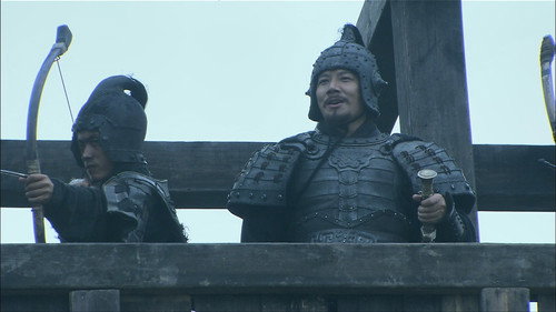 Cao Cao burns the supply depot at Wuchao still