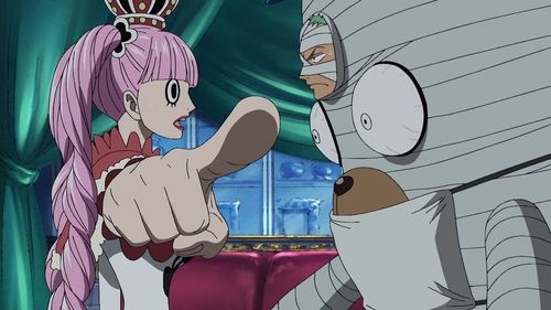 One Piece Season 12 Episode 421 - The Friends' Whereabouts! A Princess Negativity and the King of Demons!