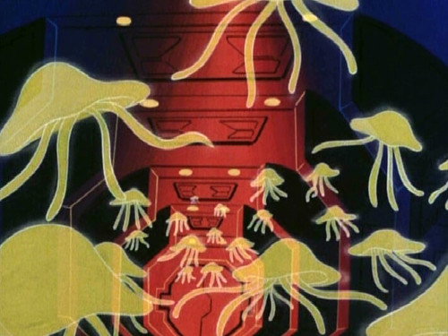 The primitive appearance of the monsters still