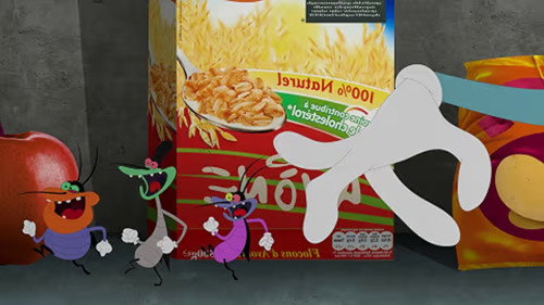 Oggy and the Cockroaches Season 7 Episode 34 - The Food Dispenser
