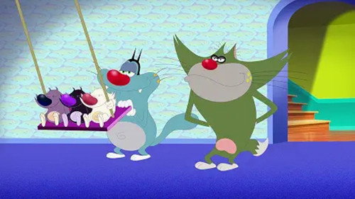 Oggy and the Cockroaches Season 6 Episode 11 - Oggy and the Kittens