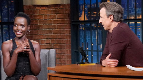 Lupita Nyong'o, Ebon Moss-Bachrach still