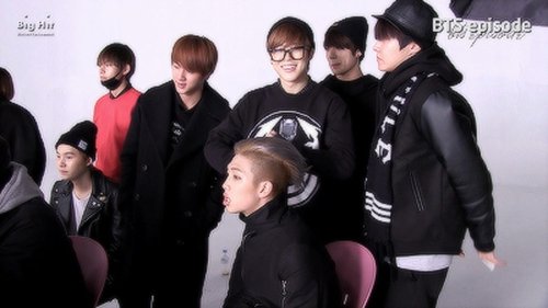 Background image for Rap Monster 'Do You' MV shooting (BTS members supported RM)