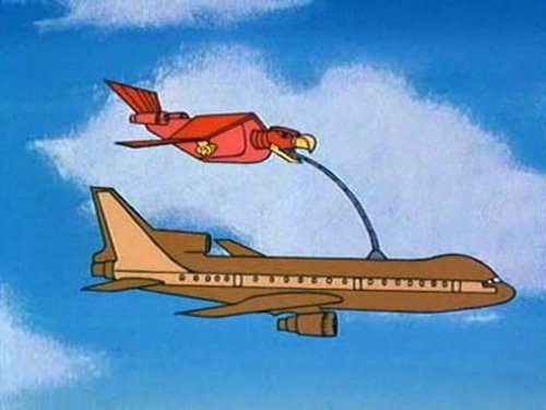 Background image for The Blue Falcon vs. the Red Vulture