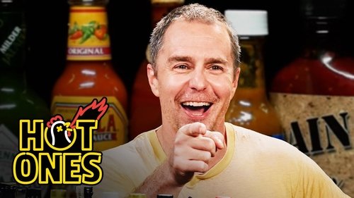Background image for Sam Rockwell Monologues His Pain While Eating Spicy Wings